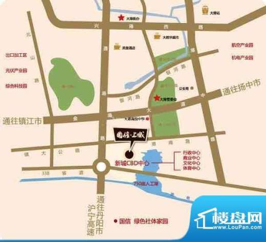 国信上城交通图